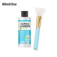 Upgraded 150ml/250ml Air-Dry Clay Glossy Varnish, Air-Dry Clay Glaze, Ceramic And Acrylic Paint Sealant, Colorless, High Gloss, Scratch-Resistant - Bright - View 13