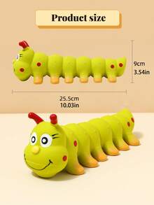 Dog Chew Toy, Green Plush Squeaky Chew Toy, Interactive Tug Of War Toy, Self-Entertainment Companion Toy, Rubber Dog Toy - Multicolor - View 3