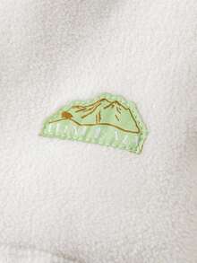 mini bala Pantalones de invierno para niños y niñas 2025 Nuevos pantalones largos con forro polar cálido - caqui claro - Ver 7