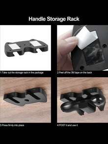 1pc Series X/S Controller Holder, Switch Pro Controller Desk Hanging Storage Rack - Multicolor - View 5