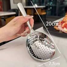 1pc/2pcs Large Stainless Steel Self-Serve Spoon, Big Serving Spoon, Party Catering Buffet Spoon, Dishwasher , Silver Kitchen Spoon, Suitable For Restaurants, Hotels And Other Occasions, Practical Kitchen Utensil