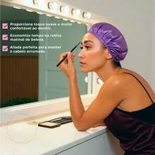 Set Of 24 Anti-Frizz Satin Bonnets, Suitable For All Hair Types, Ideal For Sleeping - Nhiều màu - Xem 3