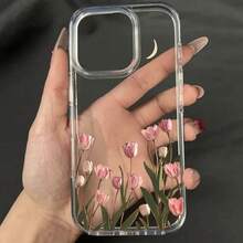 2026 Hot,Pink Lily Flower Phone Case For  16 Pro Case  15 13 11 12 14 Pro Max Acrylic Shockproof Clear Flowers Pattern Cover.Christmas Accessories. Santa Claus Mobile Phone Case Starry Sky Phone Case  17  14 Cases Gifts For Men - 透明 MM52 - 查看 6