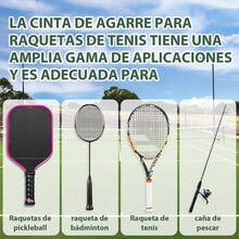 16 Piezas de Transpirable Grip Padel, Grip Raqueta Tenis, Overgrip Padel, Adecuado para Raquetas de Tenis, Raquetas de Bádminton, Cricket y Otras Raquetas - 1 - Ver 5