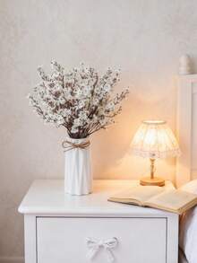 1/80 Bundle Artificial Gypsophila Flower Bouquet, Suitable For Spring Decor, Wedding Decor, Home Decor, Kitchen, Restaurant, Bedroom, Bathroom, New Year Decor, Vase Decor, Outdoor Garden - White - View 5