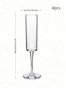 1/2/4pcs High Quality Champagne Glasses, Pink/White, Acrylic Champagne Glasses, Bridal Party Wine Glasses, 170ML Premium Champagne Flutes Suitable For Whisky, Wine, Cocktail, Beer, Champagne, Water, Milk, Oatmeal, Tea, Juice, Breakfast, Coffee, Beverages, Ideal For Cafes, Home, Restaurants, Parties, Galas, Offices, Father's Day, Mother's Day, Friends Gifts, Valentine's Day Gift(Reusable) - Multicolor - View 10
