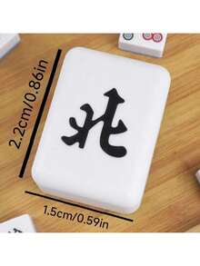 Mini Mahjong Mini Mini Kleine tragbare Handspiel Mahjong 144 Outdoor tragbar Geburtstagsgeschenk - Weihnachtsgeschenk perfektes Geschenk - Geschenk
