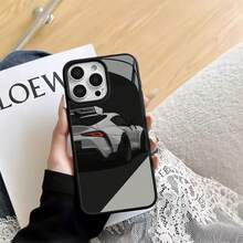 Funda estilo Supra Racing compatible con teléfonos ,  17,  16 Pro Max,  15 Pro Max,  13 y  12. Fabricada en TPU para una protección eficaz contra golpes y caídas. Un regalo ideal para familiares, amigos, seres queridos, parejas y para Navidad. - Negro - Ver 7