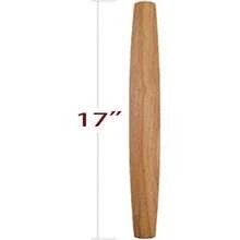 French Rolling Pin (17 Inches) U2013WoodenRoll Pin For Fondant, Pie Crust, Cookie, Pastry, Dough U2013Tapered Design &Amp; Smooth Construction - Essential Kitchen Utensil - ColorB - 查看 2