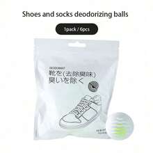 Eliminador de Olores, Ambientador, Absorbente de Olores, Removedor de Aromas para Zapatos, Bolsas de Gimnasio, Tacos de Fútbol, Armarios, Área de Mascotas, Reutilizable - Desodorante para Zapatos - Blanco - Ver 4