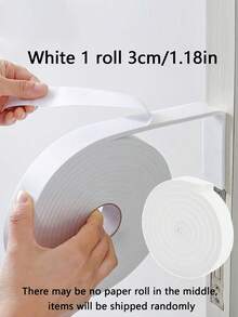 1/2/3Rolls Door Window Sealing Strips Self-Adhesive Insulation Foam Tape Sponge Door Gap Soundproof And Dustproof Windproof Plastic Steel Window Self Adhesive Type Sound-Proof Door Window Foam Noise Insulation Excluder - Multicolor - View 19