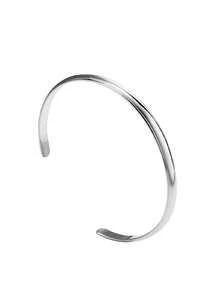 Charm-In 1 chiếc vòng tay nữ chất lượng hoàn thiện mịn, đeo hàng ngày - Bạc CYB0068 - Xem 6
