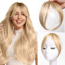 Women's Hair Topper Wig Piece, Fluffy High Crown Hairpiece, Lightweight Bangs Invisible Hair Extensions - Multicolor - View 14