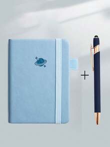 Personalized A6/A7 Notebook With Strap, Waterproof Student Notebook, Birthday Gift, Suitable For Daily Use, Office, Back To School Supplies,Christmas Gift Supplies