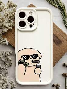 Funda de Teléfono Gruesa Antigolpes con Patrón de Gato Dando Dinero Compatible con iPhone 17 Pro Max, 16/15/14/13/12/11/XS/XR/X/7/8/Mini/Plus/Pro Max/SE, y Galaxy A15 A16 A55 Funda de Teléfono Premium Antideslizante y Antigolpes, Funda de Teléfono de Protección Completa de 360 Grados, Adecuada para Regalos de Halloween y Navidad para Amigos y Parejas - Blanco - Ver 3