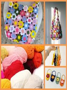 400g 8pcs/Set Colorful Knitting Yarn Kit, Suitable For Crochet And Handcraft Projects, Beginner Craft Gift - Soft Multicolor Yarn Set For Coasters, Bags, Blankets, Dolls, Sweaters And Scarves. Perfect For Valentine's Day, Halloween, Christmas And Other Holidays (50g Per Skein) - Multicolor - View 12