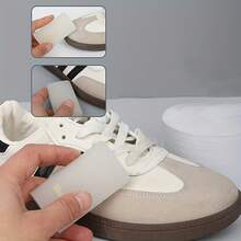 1 Suede Shoe Rubber Eraser - Non-Electric Stain Removal Tool, Suitable For Sneakers, Clothing, Glass, Walls, Floors, Furniture - Multi-Functional Dry Cleaning Cleaner, Gentle Fabric Care, ABS Material, Christmas Theme, Campus Style LV3R - 1 Bar Of Shoe Polish - View 6