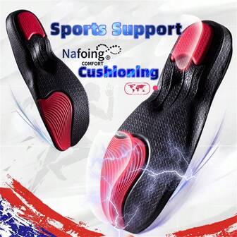 1 Pair Cuttable EVA Insoles For Shoe Men Women Arch Support Sport Shoe Pad Soft Running Insert Cushion Memory Foam Insole