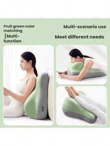 多功能臀部抬高枕，加厚靠背，适用于床或沙发，助眠 - 薄荷綠 - 查看 2