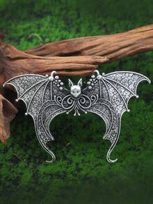 GuoShuang 1pc Retro Women's Hair Clip, Punk Bat Hair Clip, Gothic Style Women Jewelry Hair Accessory Gift - Multicolor - View 9