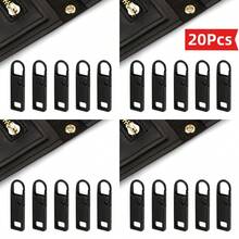 2/5/8/20pcs Quick Fix Zipper Pulls, Easy To Install, Luggage Zipper Sliders Without Tools, Jacket, Backpack, Boots, Detachable Hook Durable Universal Repair Kit - Multicolor - View 33