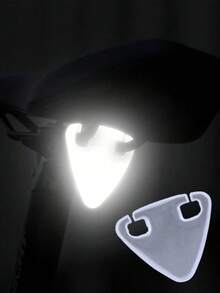 1/4/20pcs Reflective Bicycle Safety Tail Light - No Battery Needed, Improve Visibility And Safety For Mountain Bike And Road Bike - Multicolor - View 5