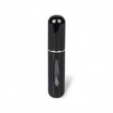 Portable 5ml Mini Perfume Atomizer Bottles, Refillable Perfume Spray Bottle, Scent Pump Case, Empty Perfume Bottles For Travel And Outgoing - 黑色 - 查看 10