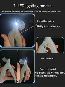 1pc Pet Nail Clipper With LED Light - For Medium & Small Cats/Dogs, Pet Grooming Tool