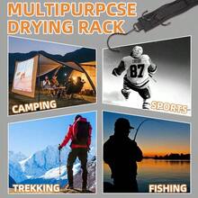 Hockey Hanger Portable Hanging Dryig Rack Hockey Gifts Home And Outdoor Using In Hockey Skating Camping Fishing 5 Hooks Black - Black-10hooks - View 7
