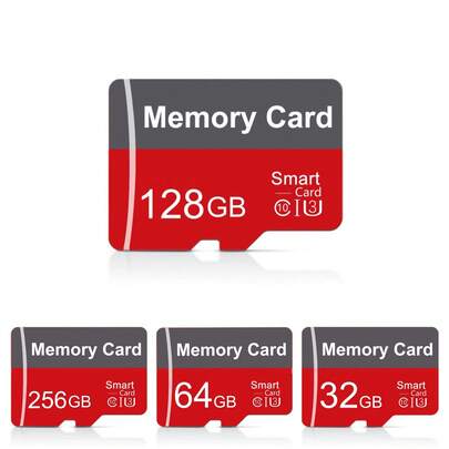 TF Memory Card - 256GB/128GB/64GB/32GB/16GB/8GB | Compact High-Performance Flash Memory Card Suitable For Tablets, Cameras, Phones, Laptops, Desktops, Car Audio Systems, Game Consoles To Reliably And Securely Store Files, Music, Photos And Videos