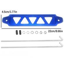 Versatile Adjustable Battery Hold Down Bracket, Heavy Duty Blue Steel Mount, Secure J-Bolt Clamp Kit For Cars, Anti-Vibration Automotive Tie Down - Blue - View 6