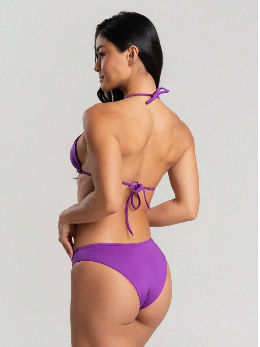 Vicbela Women Bikini Sets - Purple - View 1