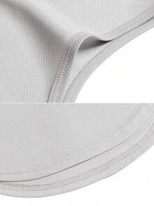 Áo tank top thể thao không tay có mũ màu trơn, đồ thể thao nữ phù hợp cho phòng tập, chạy bộ, tập thể dục và mặc thường ngày mùa hè. - Màu Xám nhạt - Xem 10