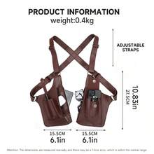 Vest Bag Tactical Chest Bag New Men's Retro Backpack Armpit Bag Multifunctional Single Shoulder Bag Outdoor Sports Men's Bag - Brown - View 7