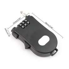 Retractable Steel Wire Password Lock, 3-Digit Password Anti-Theft Device, Extended Steel Wire Lock, Scooter/Bicycle Security Lock, Helmet Anti-Theft Password Lock, Luggage Security Protection Lock, Portable Retractable Password Lock, Multi-Function Steel Wire Lock, Sports Equipment Anti-Theft Lock, Travel Luggage Password Lock, Adjustable Length Steel Wire Lock, Anti-Cut Anti-Theft Steel Wire Lock - Multicolor - View 7