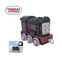 Mattel 美泰费雪托马斯和朋友小型合金推拉玩具火车套装，包含托马斯/珀西/鸭子/妮娅/罗西/刹车车、布鲁诺/威夫/萨尔蒂/柴油机/哈罗德/捣蛋货车/温斯顿等角色，适合3岁及以上学龄前儿童进行角色扮演游戏。 - Diesel(Purple) - 查看 1