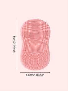 1/2/5 Cepillo de limpieza facial para dedos, cepillo de silicona suave, cepillo limpiador de masaje para la punta y las alas de la nariz, removedor de maquillaje - multicolor - Ver 4