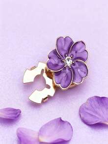 زينة ملابس النساء، 1 غطاء زر بطاقة تغطية الزر المنسدل، تصميم إبداعي وأنيق، مصنوع من خامات عالية الجودة من السبائك والمرصع بالراين ستون، مناسب للاستخدام في جميع الفصول، هدية مناسبة للسيدات، مناسب للاستخدام اليومي والعطلات والمواعيد والسفر