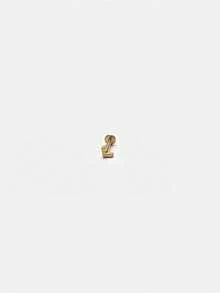 1 pieza Pendientes de botón de plata de ley 925 con CZ delicados y planos para múltiples perforaciones en cartílago, trago, hélice y concha, joyería hipoalergénica