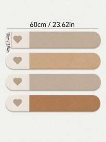 4/1 Set Soft Cork Board With Felt Backing, Comes With Approx. 35 Colorful Push Pins, Bedroom/Living Room/Dorm Decor Memo Board, Photo Display Wall, No Drilling Required Self-Adhesive Easy Installation, Suitable For Home, School, Office Decoration, Christmas, Halloween, Valentine's Day, New Year, Birthday, Anniversary Romantic Decor - Nhiều màu - Xem 15