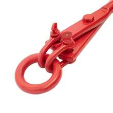 Heavy Duty Log Lifting Tongs Log Grapple For Tractor ATV Or Skidder Lumber Skidding Tongs Timber Claw Hook Grapple Timber Claw Logging Grabber - Red - View 4