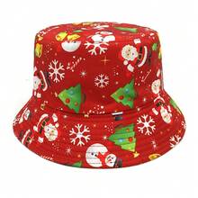 1pc Unisex European & American Style Heart Pattern Bucket Hat, Reversible Ditsy Floral Sun Hat For Outdoor, Casual, Fashion Matching, All Seasons, Suitable As Gift - Colorful Hearts - View 7