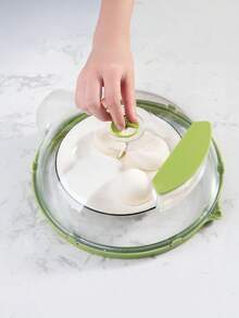 微波炉食物盖，微波炉防溅蒸盖，带把手升级版微波炉食物盖，透明餐盘盖，防溅罩，炊具盖，必备厨房工具 - 彩色 - 查看 7