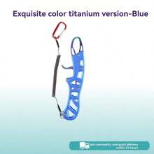 高级不锈钢钓鱼工具套装 - 包括登山扣、弹簧绳、鱼唇夹等！