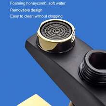 Wall Mounted Bath Shower Faucets Household Bathtub Faucet Multifunctional Outlet Hot And Cold Mixer Tap Bathroom Faucet Bathroom Accessories Bathroom Tools - Multicolor - View 9