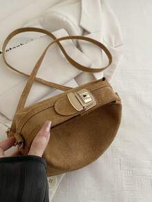 2025新款法式高端编织女士手提包，西式饺子包，小众质感通勤包，多功能托特包 - 棕色 - 查看 11