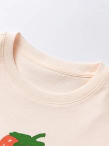 mini bala Plant-Fiber Series Young Girl Pajama Set Boys Girls Baby Sleepwear Soft Breathable Autumn 2025 - White Red - View 6