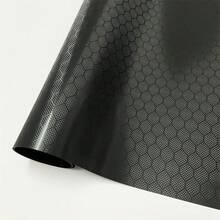 Película de vinilo premium para envolver vehículos, de fibra de carbono negra con patrón hexagonal en nido de abeja, con liberación de aire, para decoración de automóviles y motocicletas