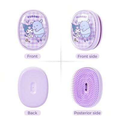 Miniso 名创优品三丽鸥卡通造型防打结梳，便携式女士旅行梳，可爱迷你宽齿梳