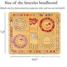 Beading Board For Jewelry Bracelet Making, DIY Jewelry Beads Board Tray, Bracelet Making Design Mat For Freelance Workshop Studio,Jewelry Organiser,Jewelry Box,Diamond Art (Inch Borad) - Multicolor - View 8